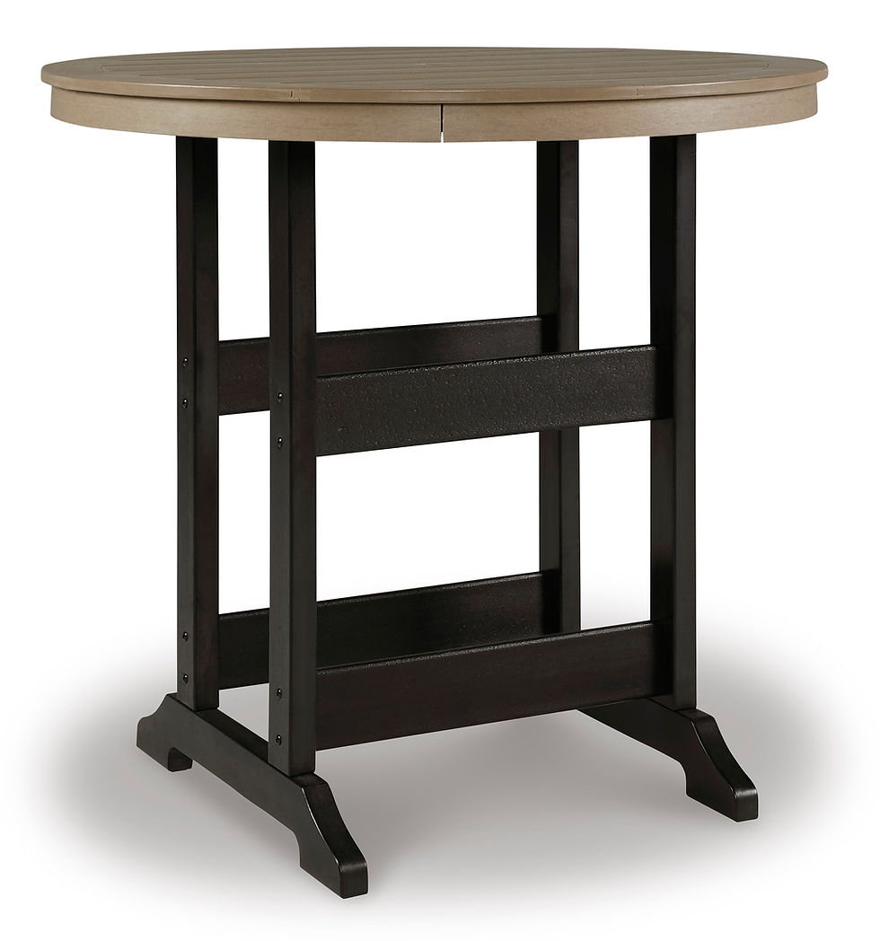 Thumbnail: Fairen Trail Round Bar Table & 4 Barstools