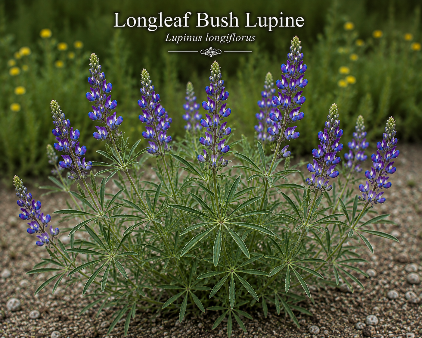 Longleaf Bush Lupine Seeds (Lupinus longifolius)