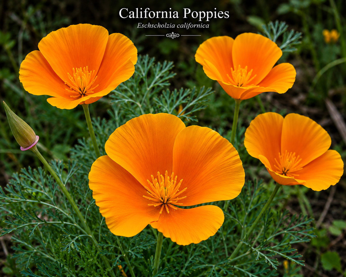 California Poppy Seeds (Eschscholzia californica)