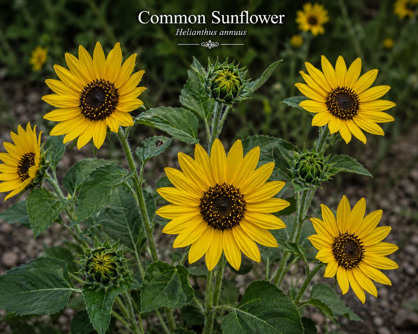 Common Sunflower Seeds (Helianthus annuus)