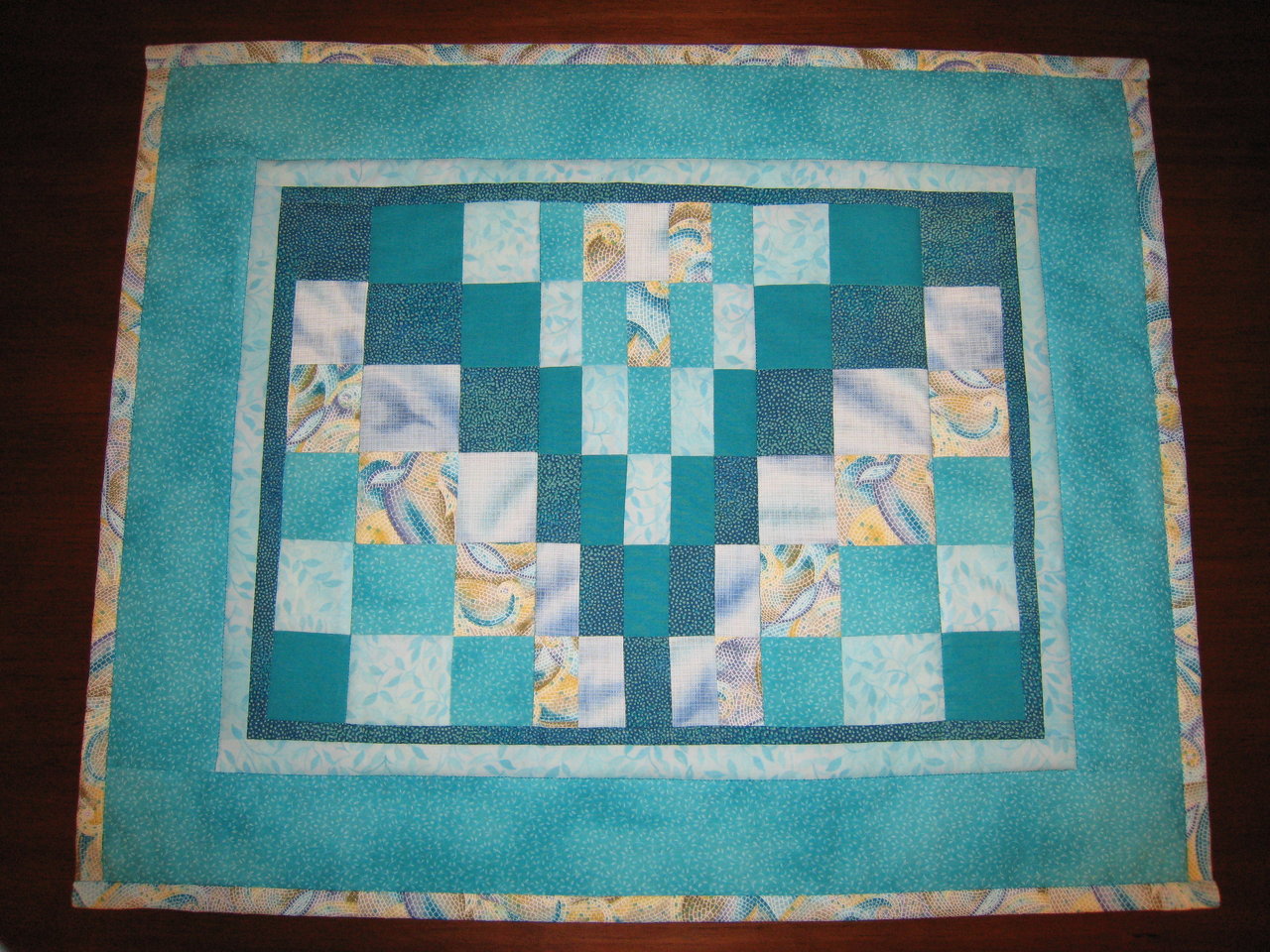 Aqua Quiltlet