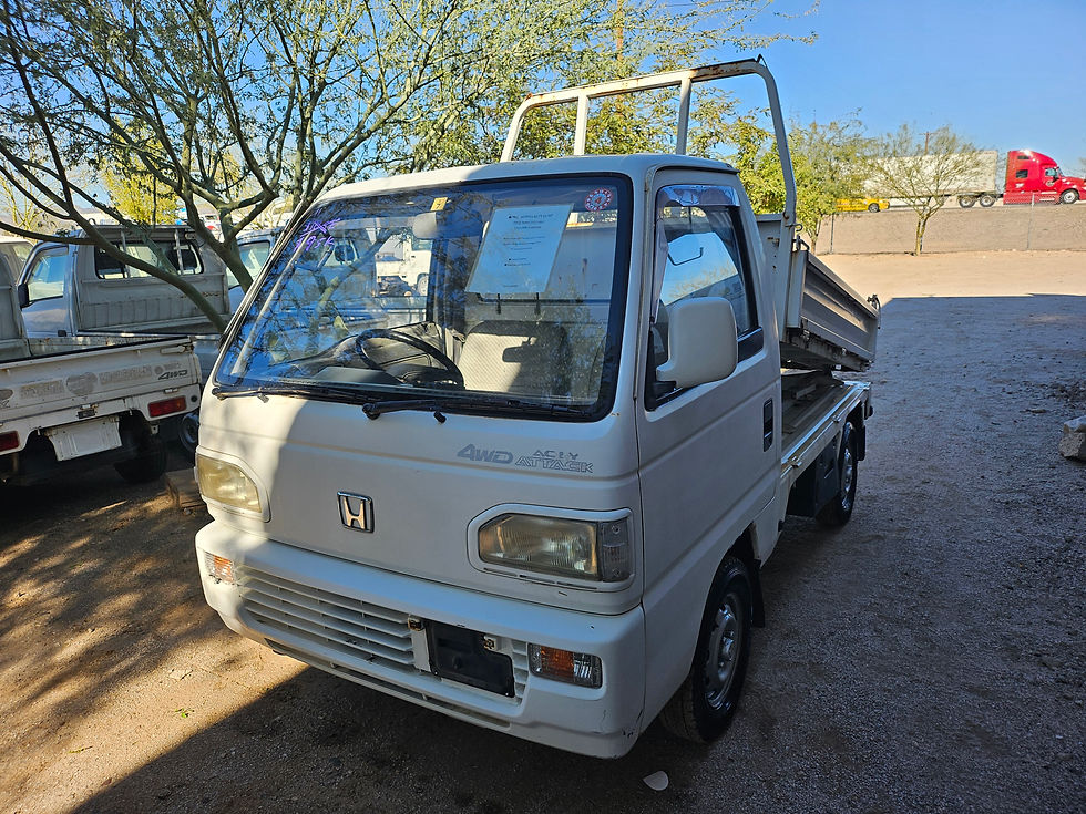 Thumbnail: 1991
HONDA ACTY DUMP
4WD/4speed/Diff Locker/
UltraLow&UltraReverse