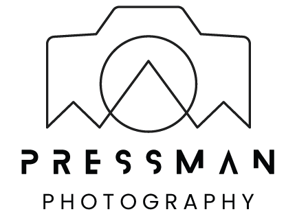 pressman photography logo with text
