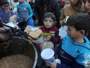 Food kitchen in the Gaza Strip