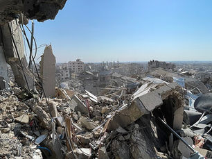 Gaza war destruction