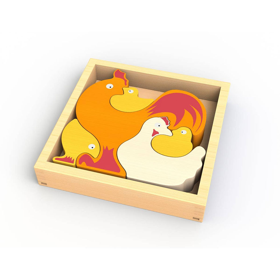 Thumbnail: Chicken Family Puzzle