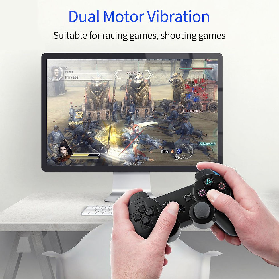 Miniatura: Controle para PS3 e Joystick para PC