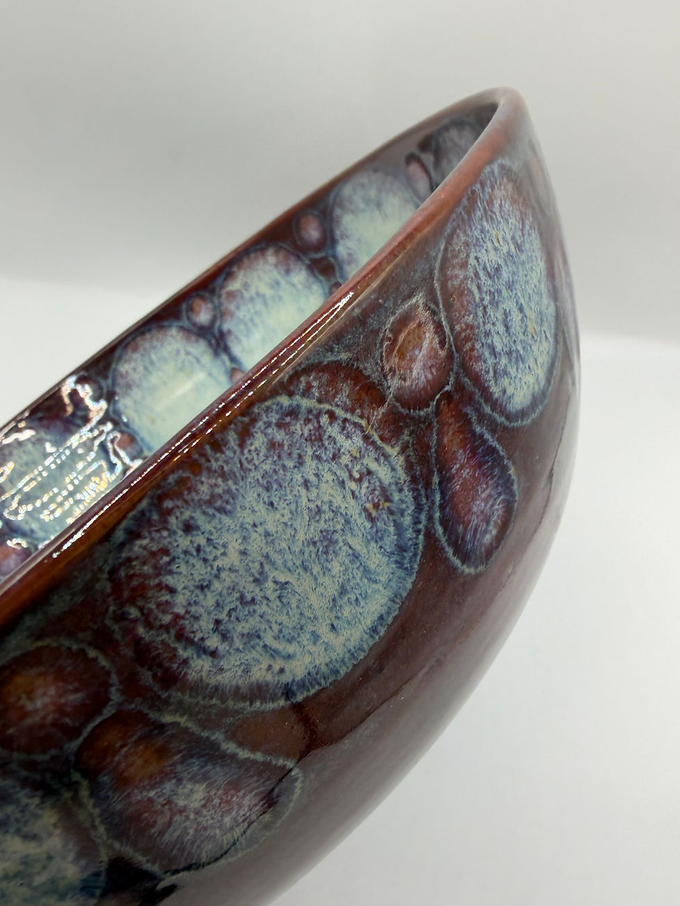 Thumbnail: Deep Blue Swirl Serving Bowl