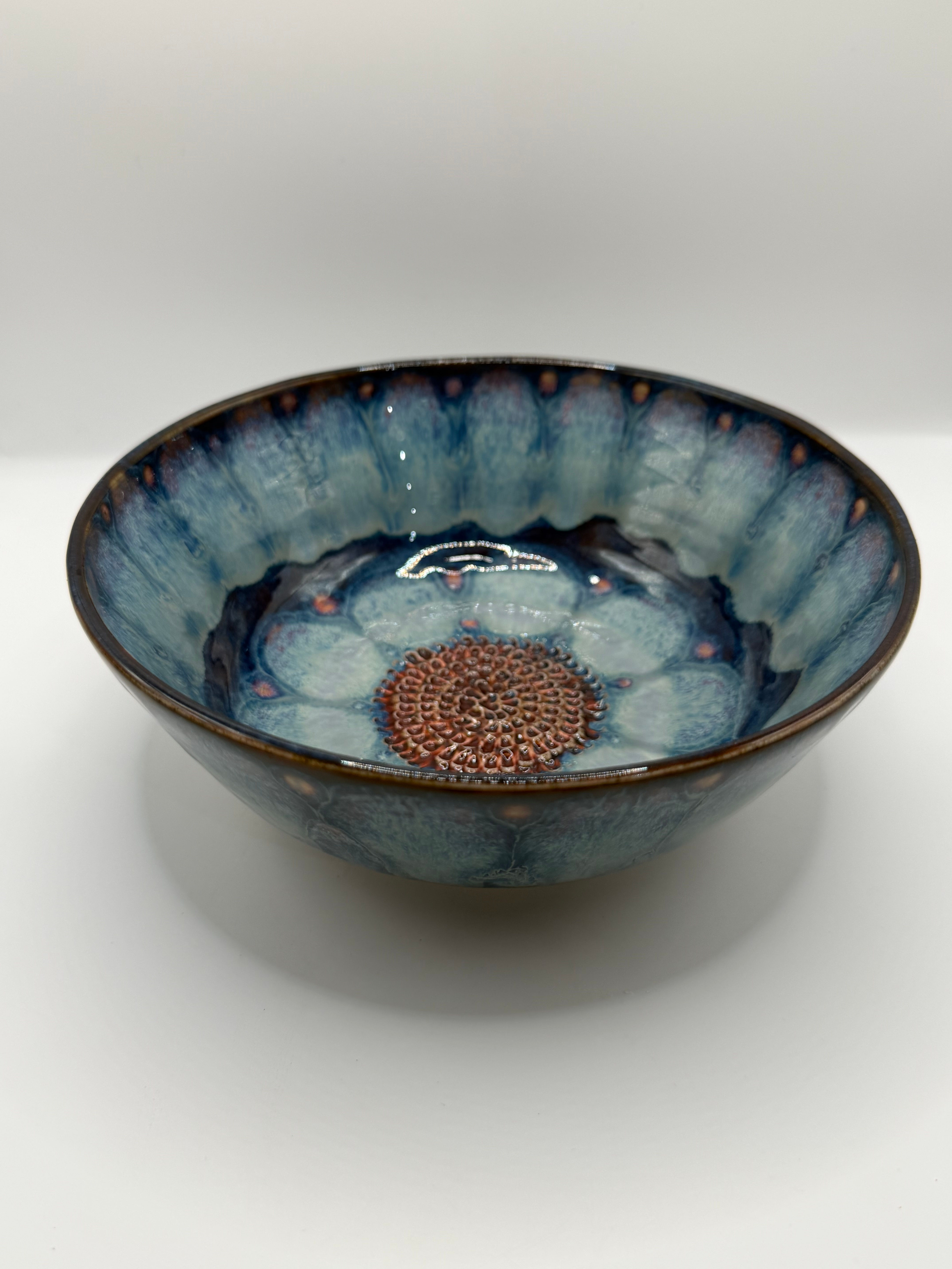 Ruddy Blue Grater Salad Bowl
