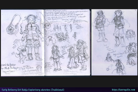 Dahja Concept Sketch Collection (click for all)