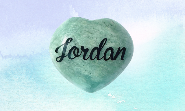 Amazonite Personalized Heart Pocket Token