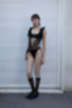 Thumbnail: CL YOTSUYU LACE BODYSUITS BK (00)