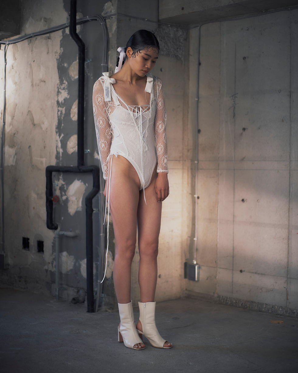 Thumbnail: WHITE UNDER Chanti Body Suits