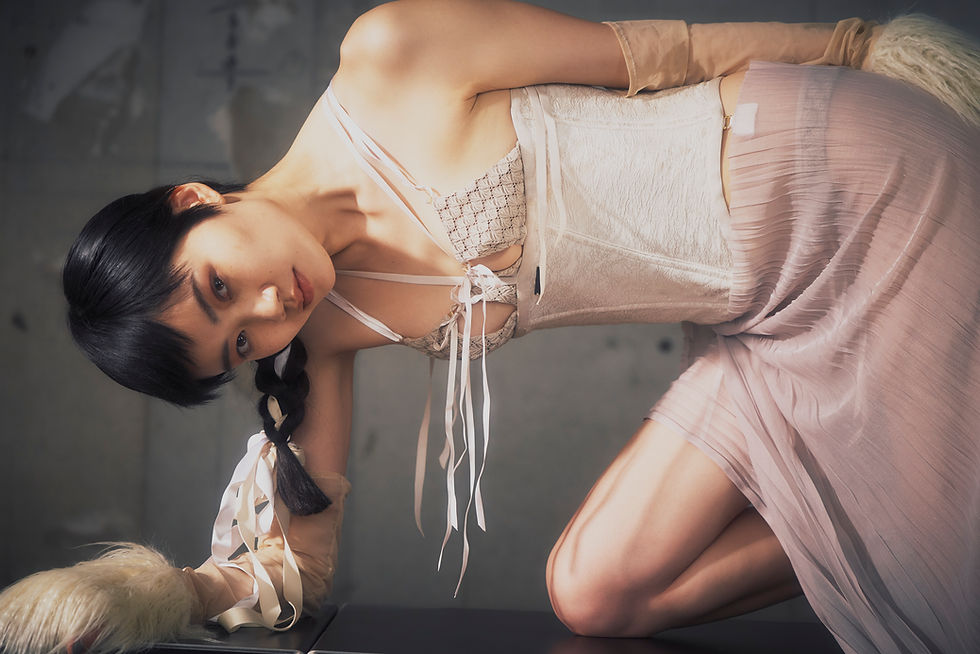 Thumbnail: COFFEE UNDER Jacquard Corset