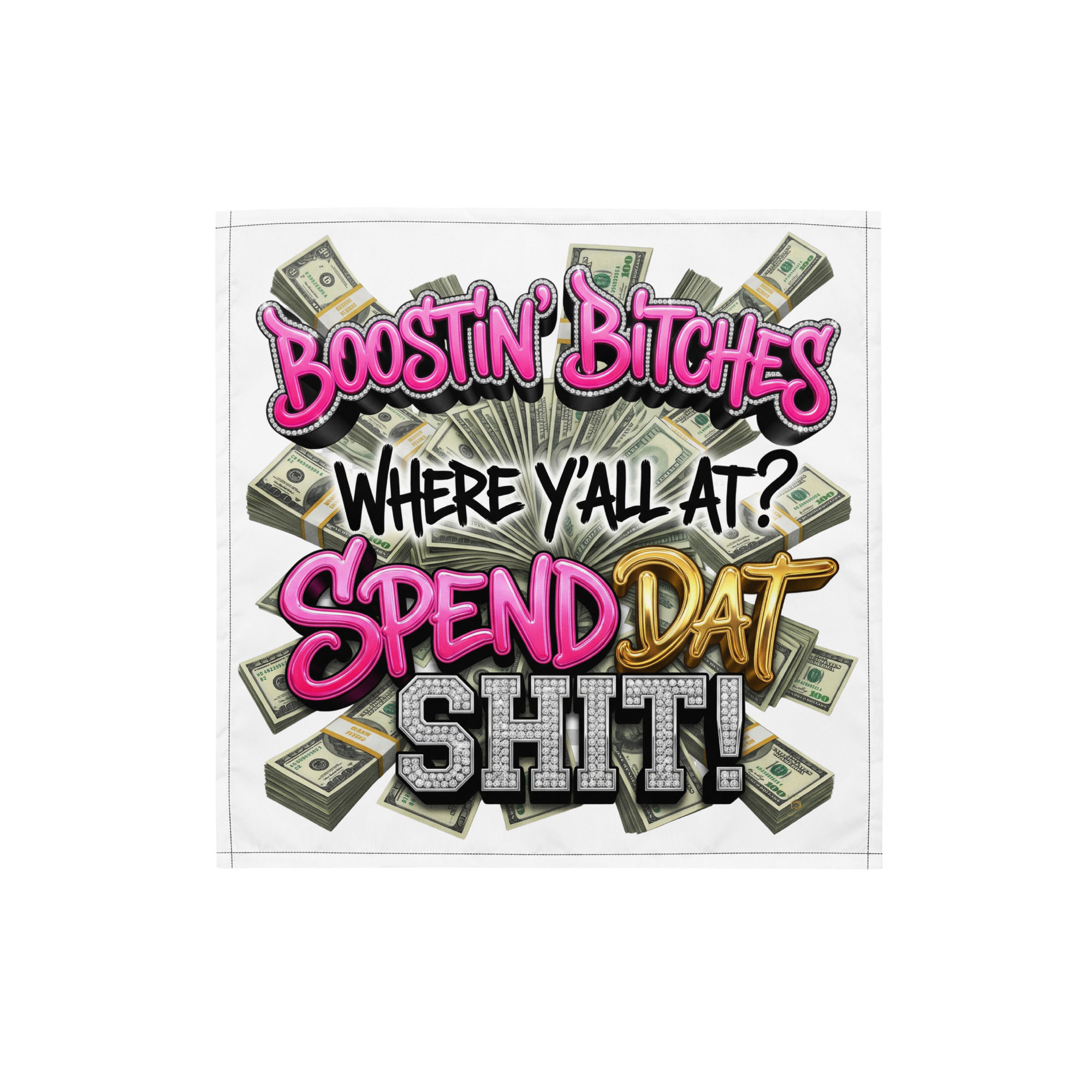 P. VAULT SPEND DAT SHHH BANDANA #4