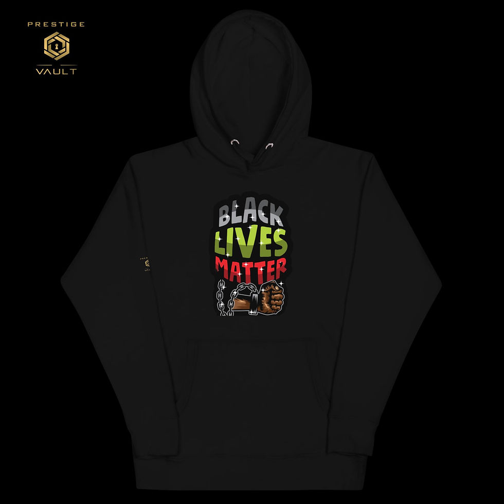 P. VAULT BLACK LIVES MATTER HOODIE (BLK)