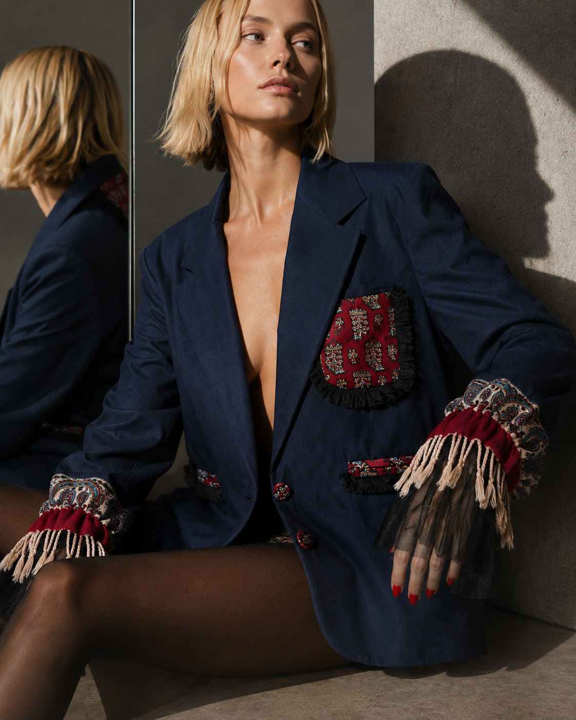 Chenar oversized coat