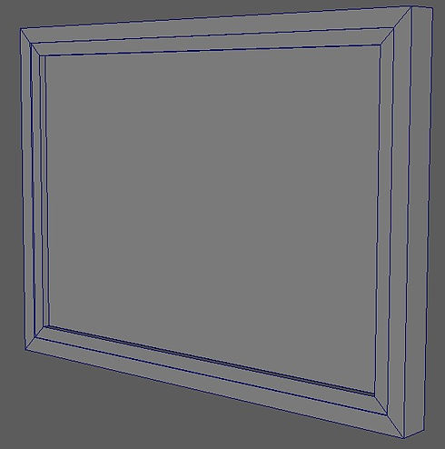 Picture Frames with Paintings Modelling Process 2.jpg