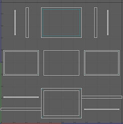 Picture Frames with Paintings Modelling Process 4 (A3 UV map).jpg