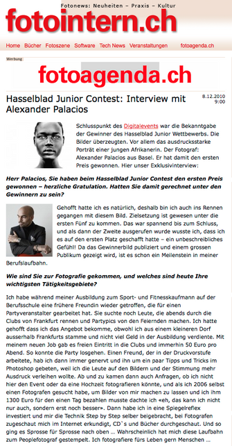 FOTOINTERN über Alexander Palacios