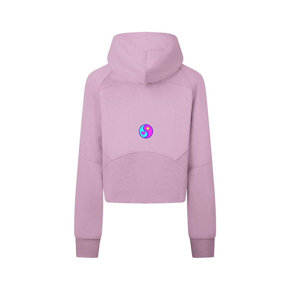 Thumbnail: SOMASYNCKARDIA Cropped Zip Hoodie