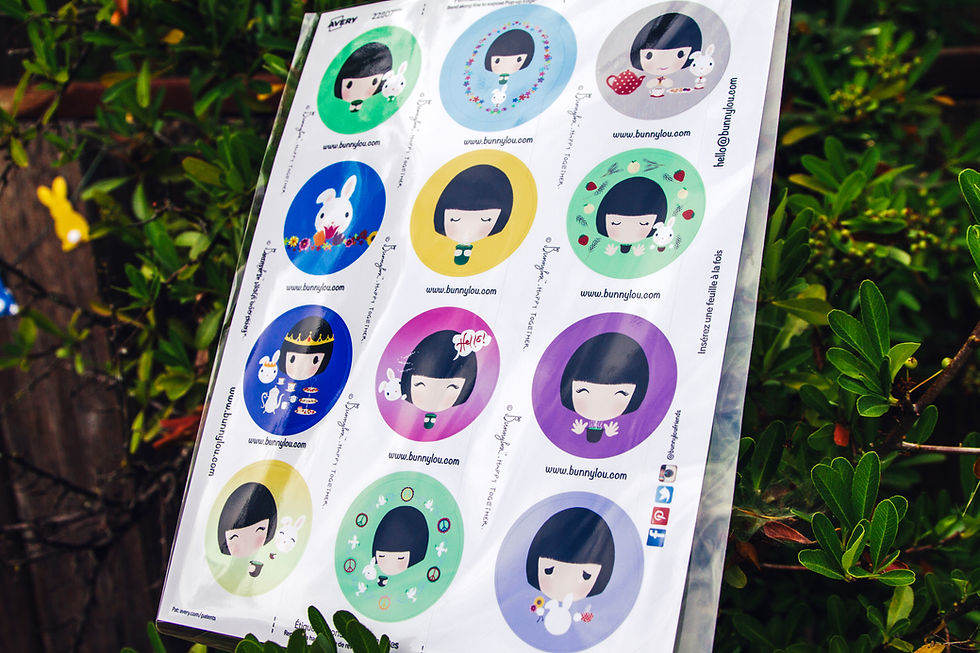 Thumbnail: Bunnylou Tea Musings Stickers