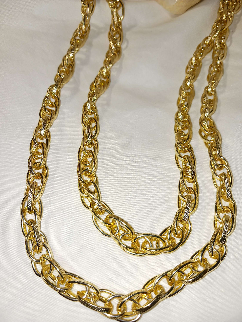 Thumbnail: Double Gold Necklace 