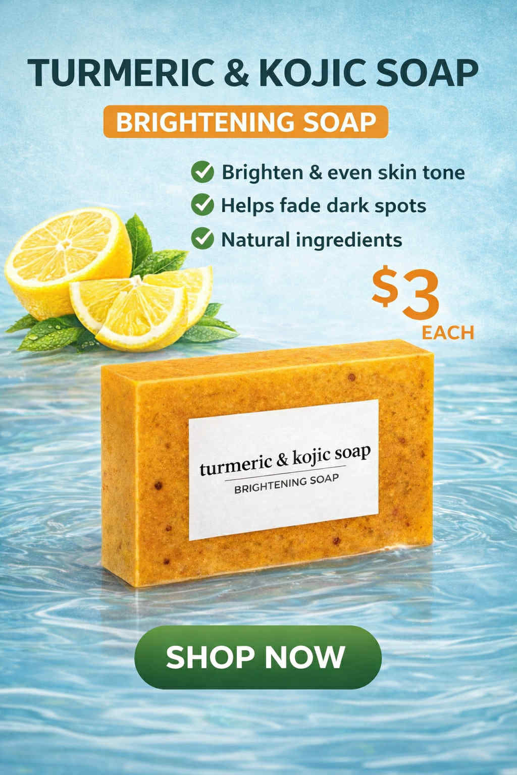 Turmeric & Kojic Soap