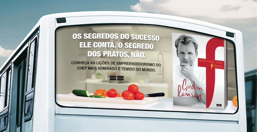 Brincando com Fogo - busdoor