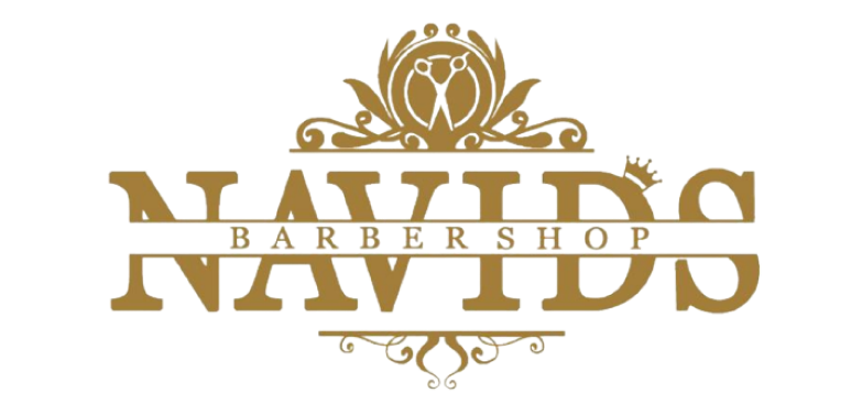 logo of navids barber shop 