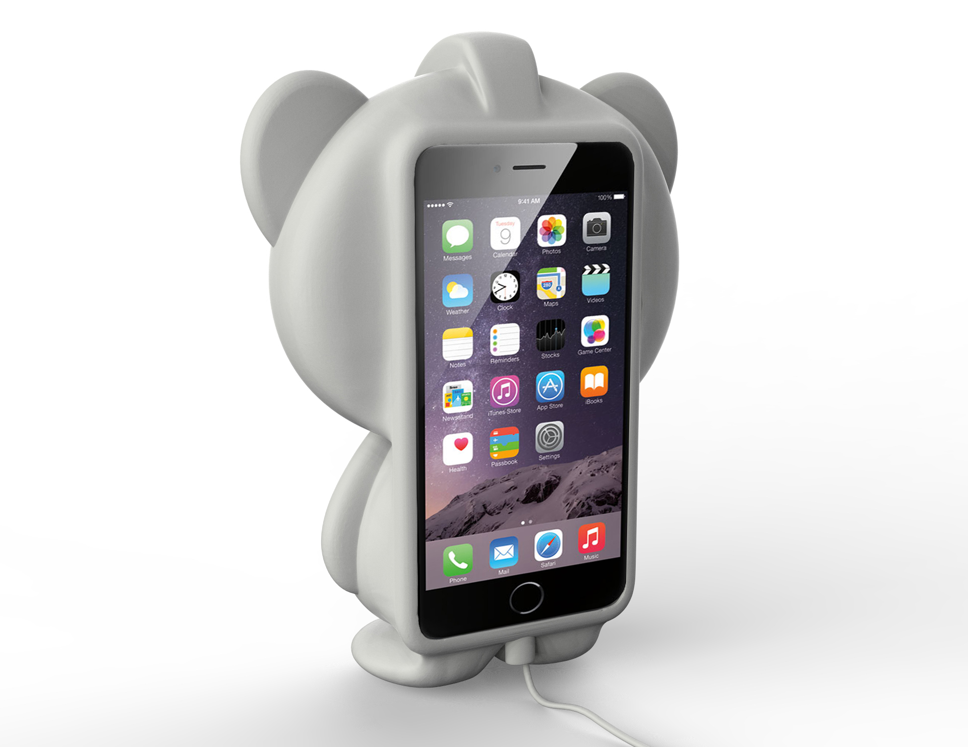 006_iphone case standing regular panda with fat feet_back