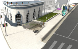 Chapter XXX Harvey Milk Plaza corner perspective