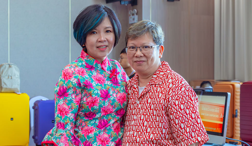 H.E. Ambassador Teo Lay Cheng and Denise Lum, COO of Wong and Meas Restaurant