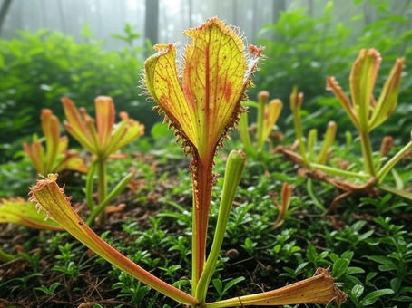 planta carnívora na natureza