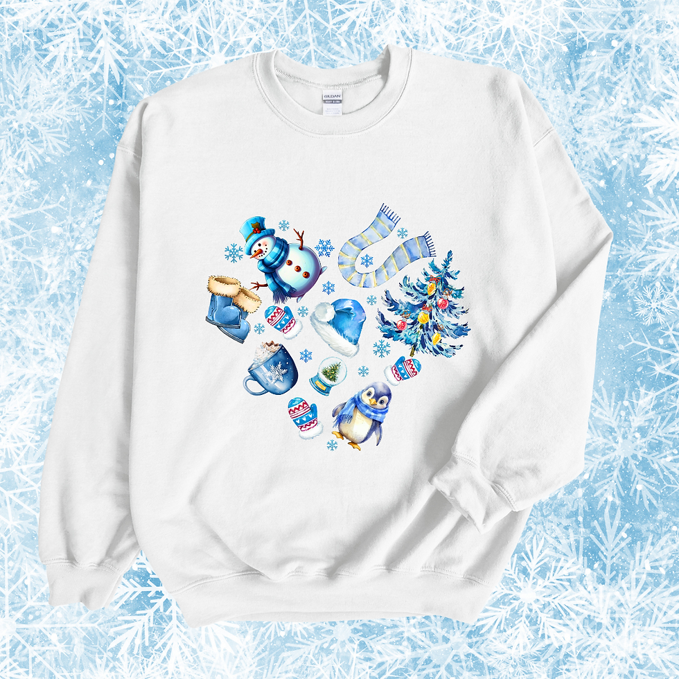 Winter gnome oversized sweatshirt collection