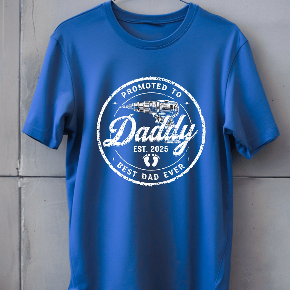 Promoted to Daddy 2025 T-Shirt | New Dad Gift Tee Canada