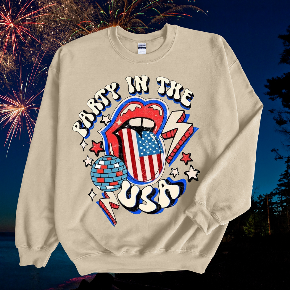 Party in the usa fourth of july quote sweatshirt / tshirt