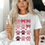 Thumbnail: Paw Prints and Bows Vday Sweatshirt / tshirt / hoodie