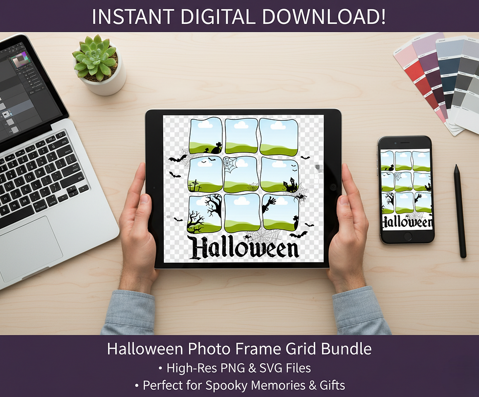 Stitch Halloween Photo Grid T-Shirt | Disney Lilo & Stitch Personalized Nine-Pan