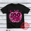 Thumbnail: 100 Days of School Pink Apple T-Shirt | Cute Teacher Kid Tee
