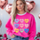 Thumbnail: Expecting mom baby inspired valentines conversation heart sweatshirt