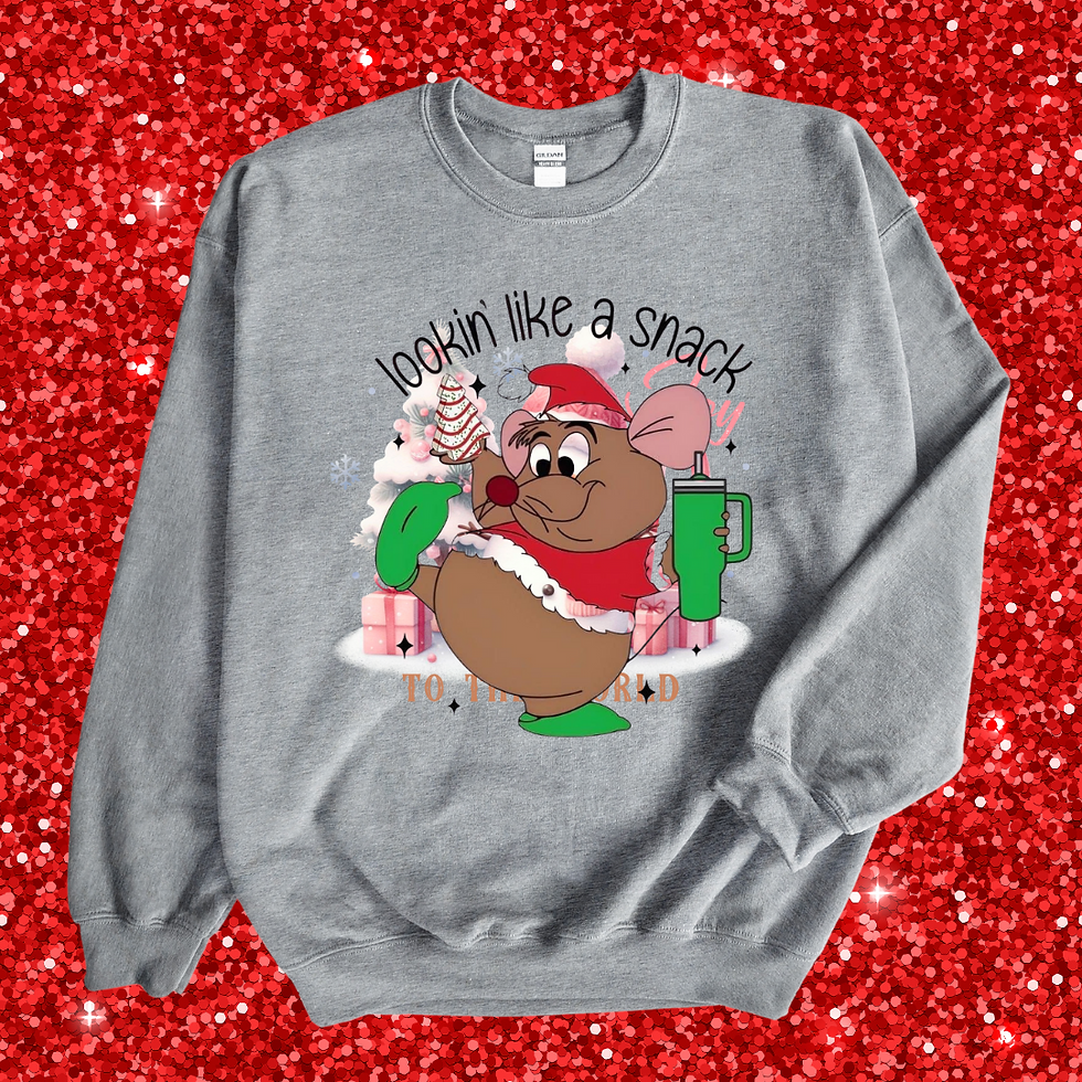 Looking like a snack character sweatshirt