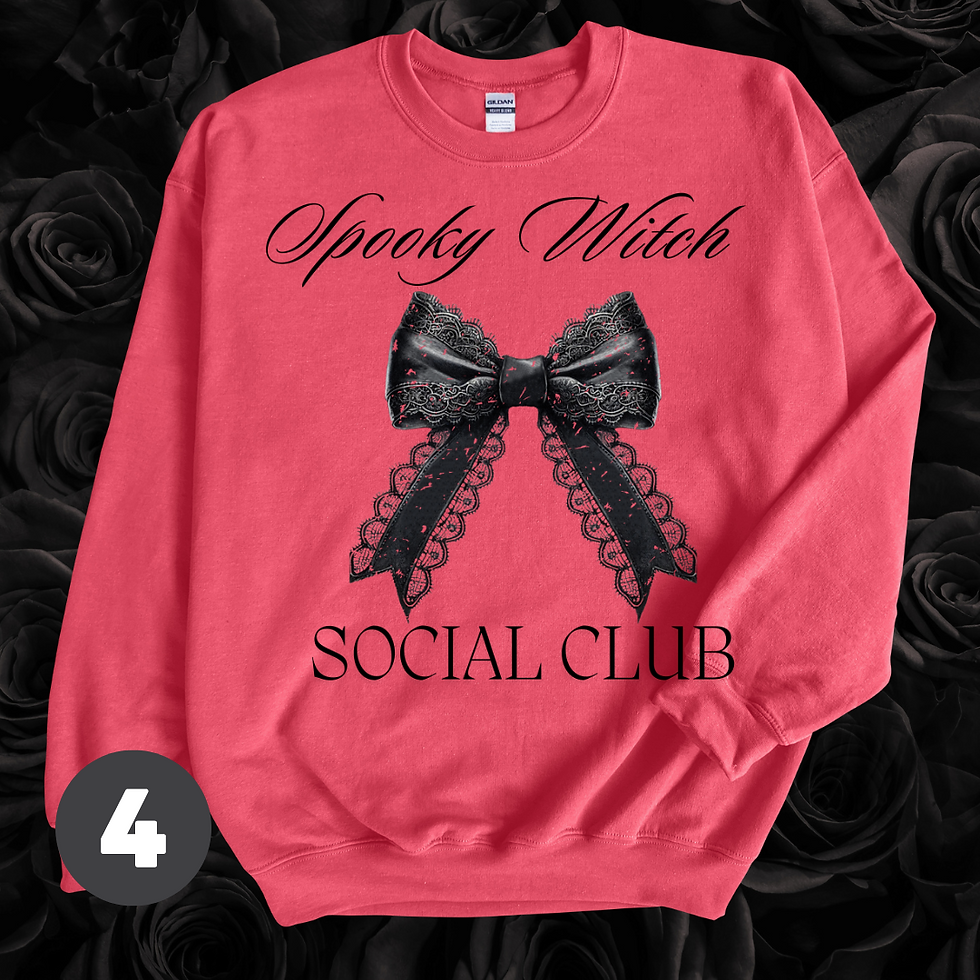 Spooky Witch Social Club sweatshirt / tshirt