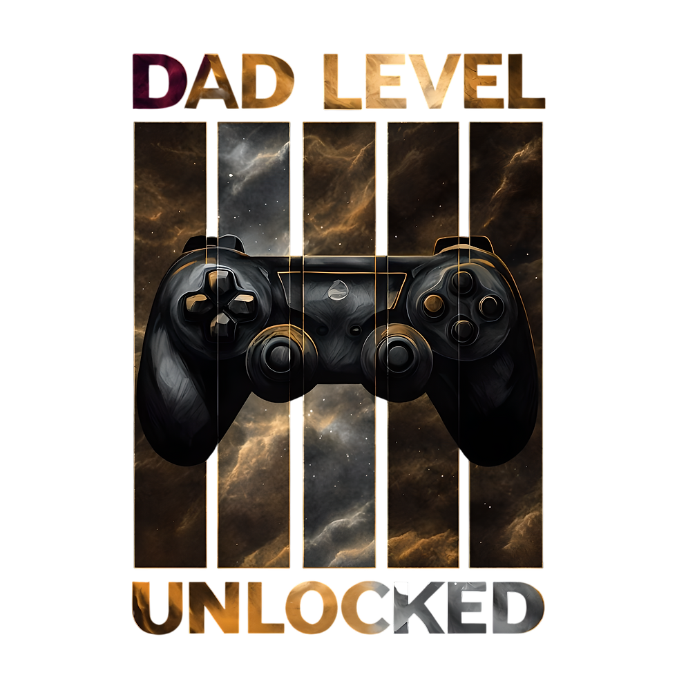 Dad Level Unlocked Gamer T-Shirt Father's Day Gift