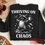 Thumbnail: Thriving On Chaos Raccoon T-Shirt - Funny Animal Tee