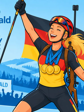 Drei Starts, drei Titel 🥇🥇🥇:
Unsere Janina Hettich-Walz dominiert Deutsche Meisterschaften