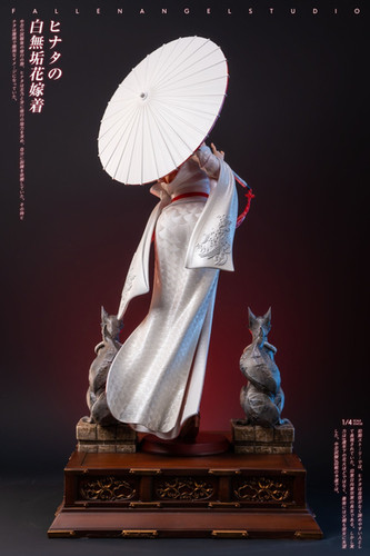 NARUTO ヒナタ 1/4 3着セット（ドレス 着物 忍者服） フィギュア FA