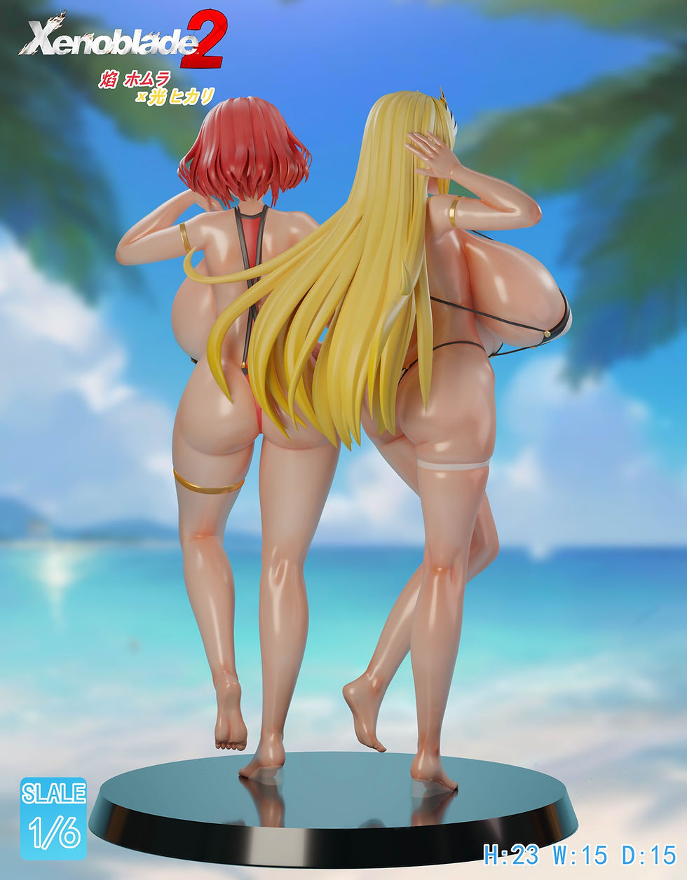 섬네일: SC Studio ゼノブレイド2 ヒカリ ホムラ 水着版