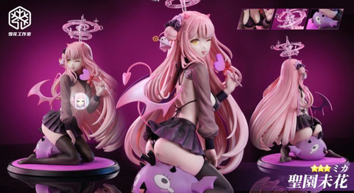 ブルーアーカイブ 聖園 ミカ 塗装済み　フィギュア　スタチュー ブルーアーカイブ 聖園 ミカ 純白 1/6スケール 塗装済み完成品