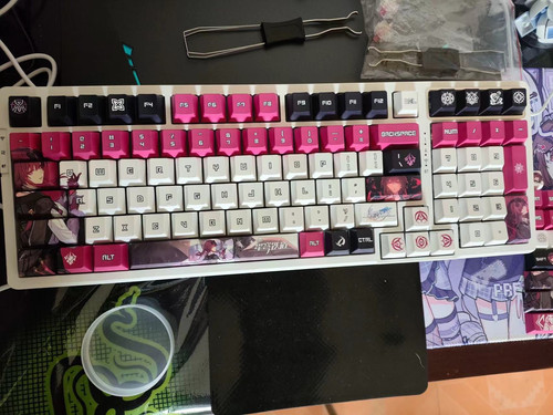 崩壊スターレイル カフカ メタニカルキーボード 108キー（赤軸）水晶紅酒軸 崩壊：スターレイル カフカ キーボード108キー 知秋軸 崩壊
